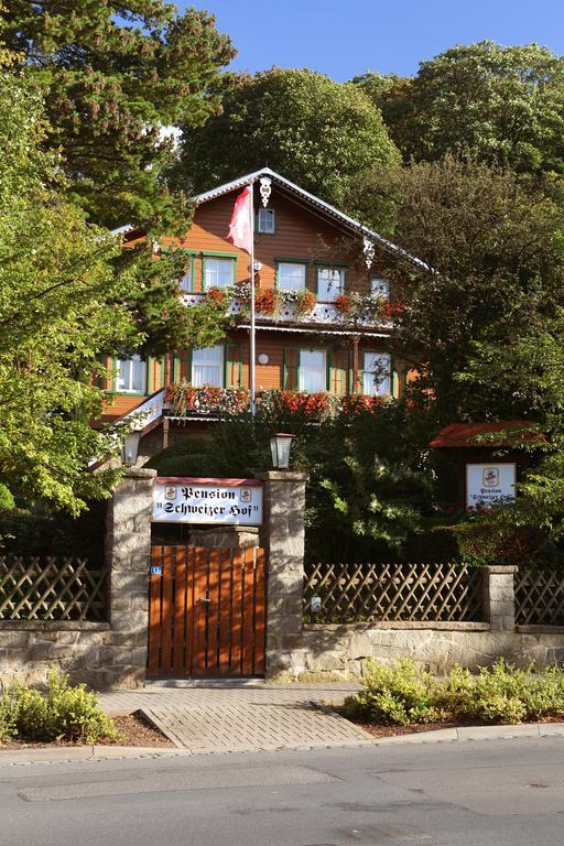 Pension Schweizer Hof Wernigerode Eksteriør bilde